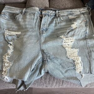 3 pair of Torrid Size 20 Distressed Shorts